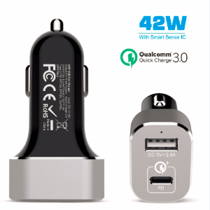 42W USB-C PD car charger