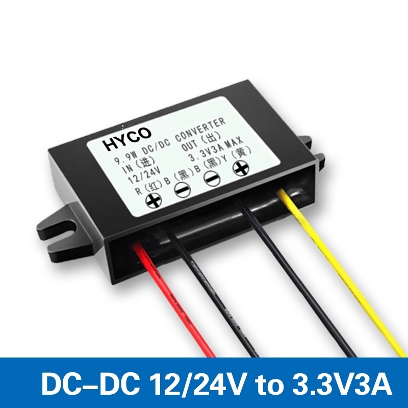 DC12V 24V to 3.3V 1-3A dc to dc step down buck converter with single output