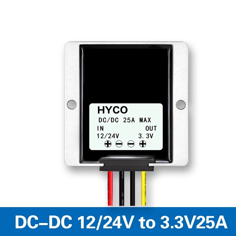 DC 12V 24V to DC 3.3V 25A wide input range voltage regulator 